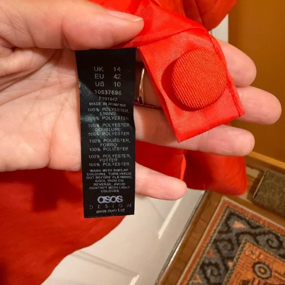 ASOS Design Vibrant Red Blazer - Picture 4 of 12